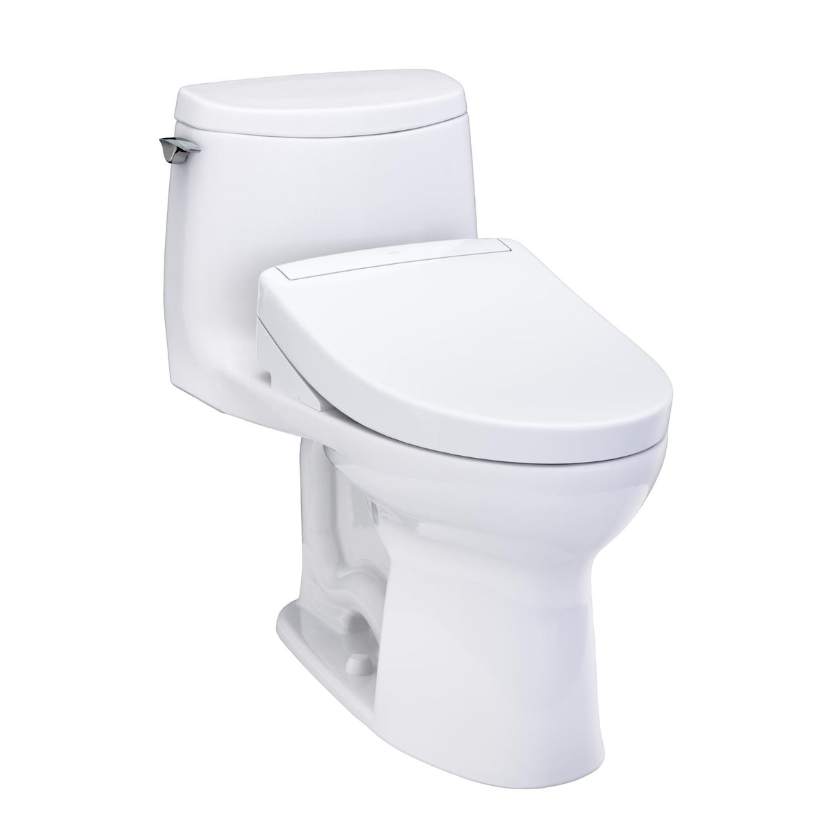 TOTO MW6043446CUFG#01 Toilet, WASHLET+, Elongated Bowl, 16-1/8 in H Rim, 12 in Rough-In, 1 gpf, Cotton White, Import