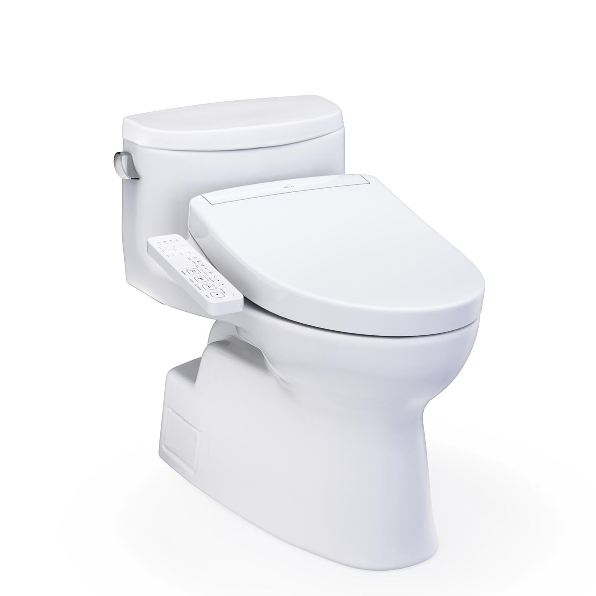 TOTO MW6443346CEFG#01 Toilet, WASHLET+, Elongated Bowl, 16-1/8 in H Rim, 12 in Rough-In, 1.28 gpf, Cotton White, Import