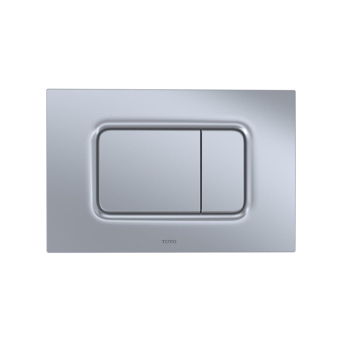 Push Button Plate - Matte Silver