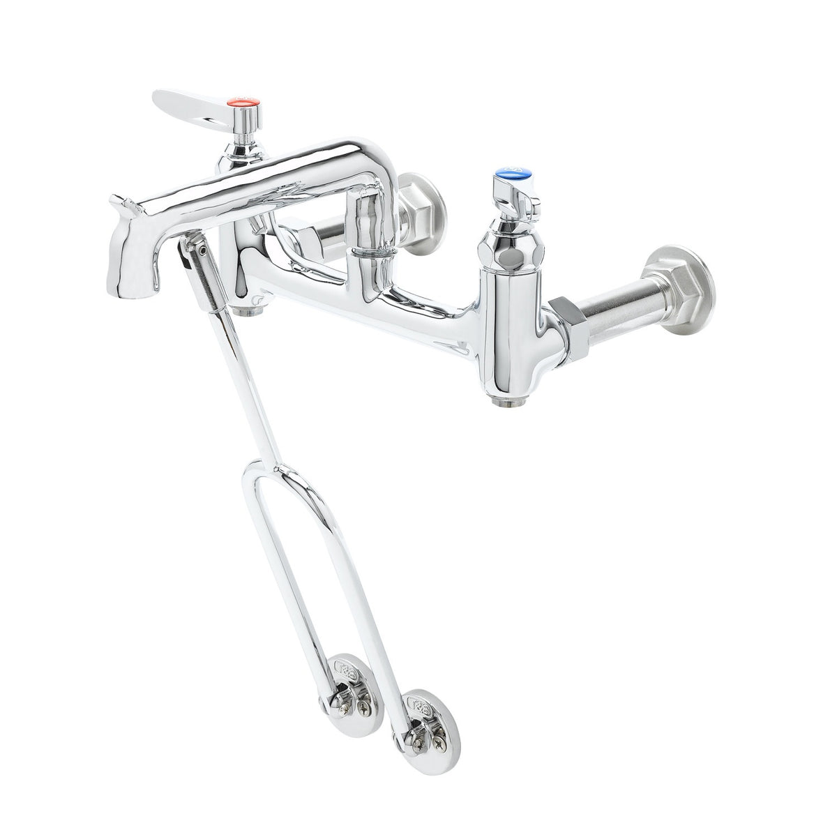 T & S B-0650-BSTP Service Sink Faucet, 18.45 gpm Flow Rate, 8 in Center, Polished Chrome