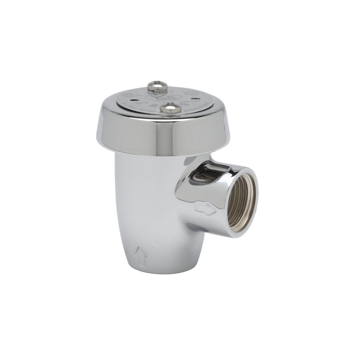 T & S B-0969 Vacuum Breaker, FNPT End Style, 20 to 125 psi Working, 13.7 gpm Flow Rate, Brass Body, Import
