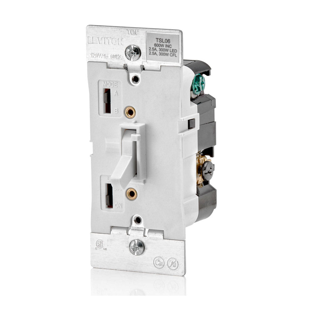 TOGGLE DIMMER 1 POLE/3W WH