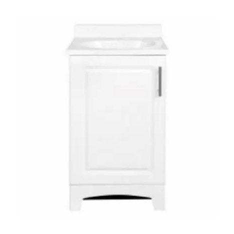 18" WHT Combo Vanity