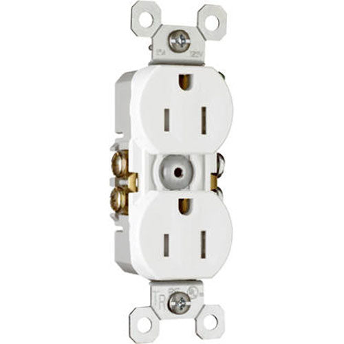 15A WHT Tamp Receptacle