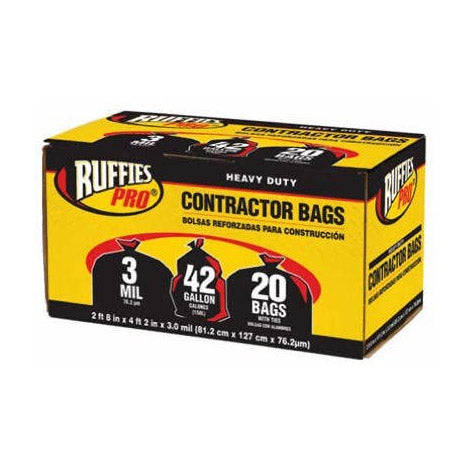 20PK 42GAL BLK Cont Bag