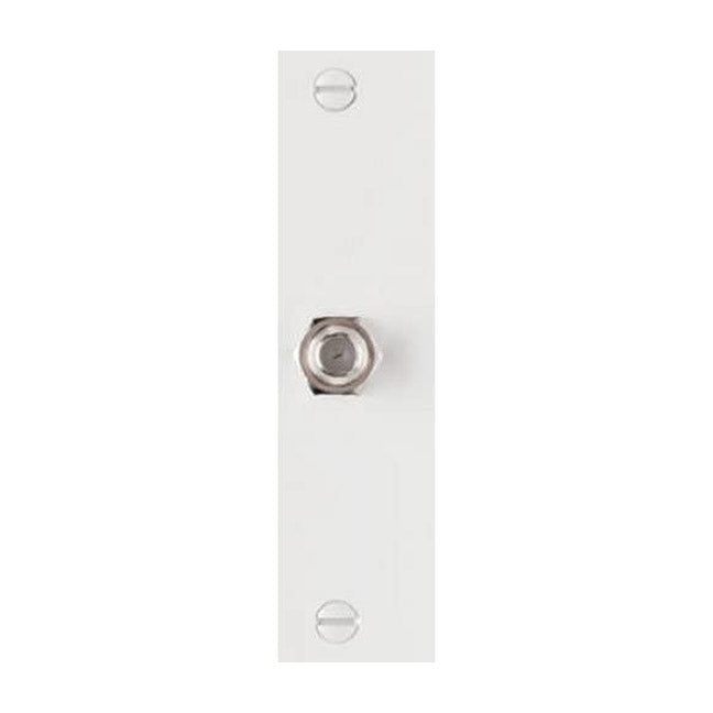 WHT 1G Coax Wall Plate