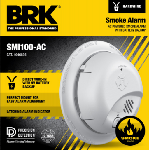 120V AC Smoke Alarm