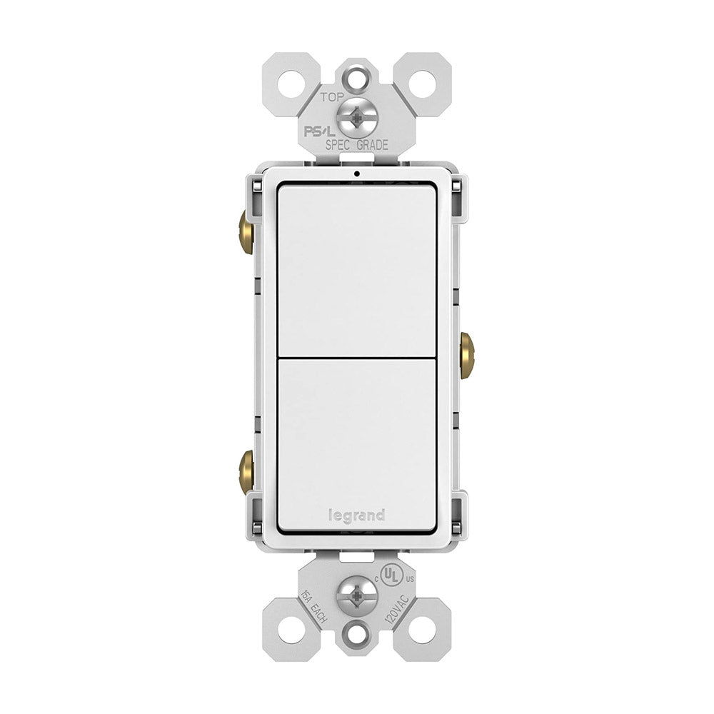 15A WHT 2SP Deco Switch