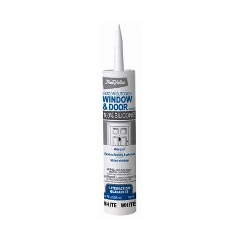 EC 9.8OZ WHT Sili Caulk