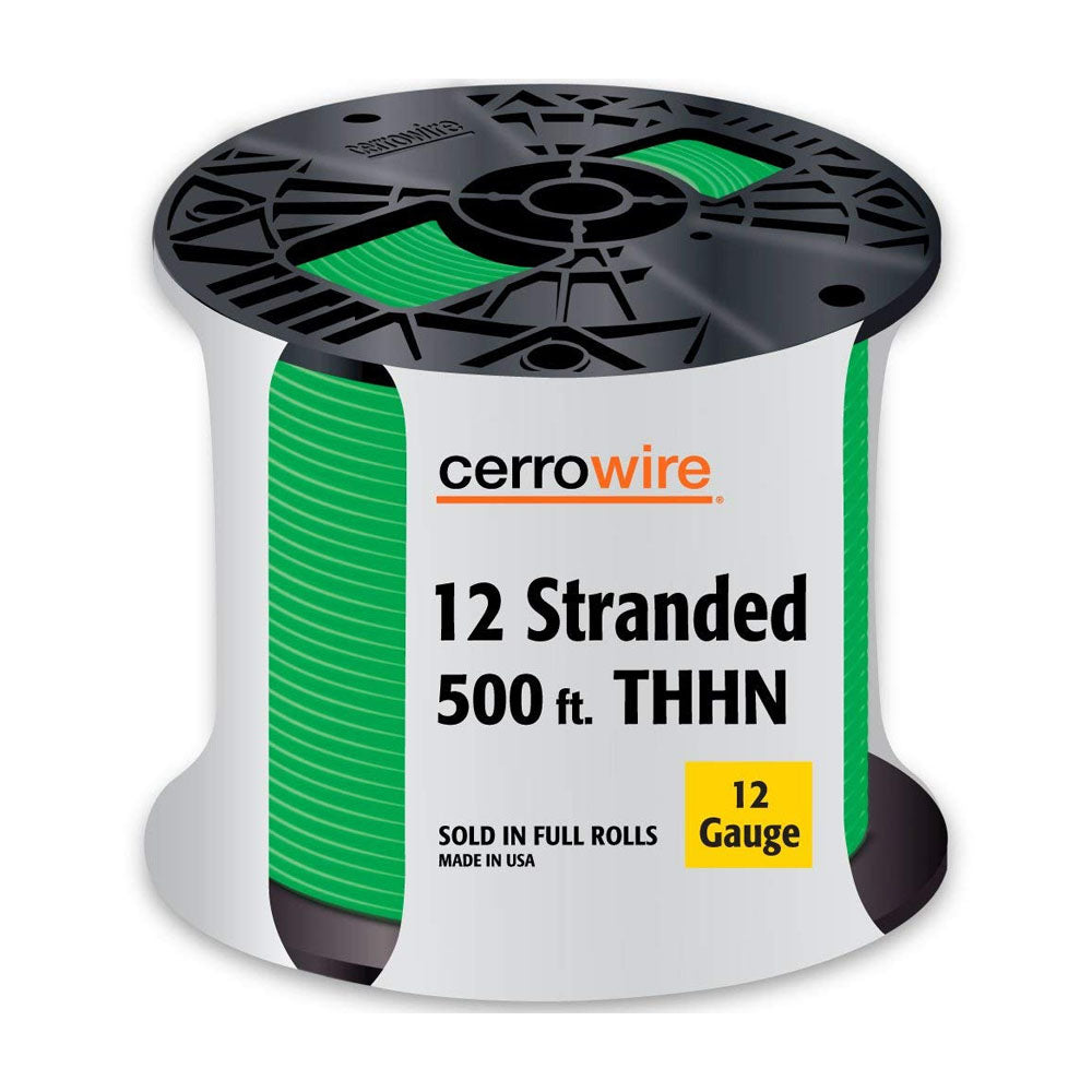 500'GRN 12 Str BLDGWire