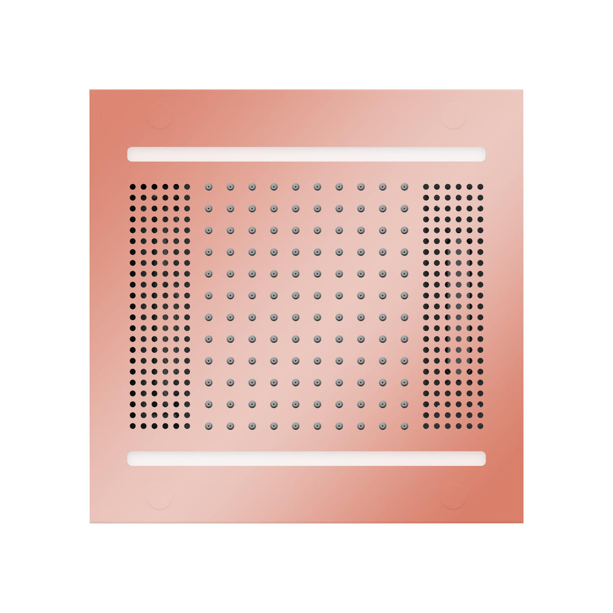 Hydrovive - 1-Function Modern Rain Shower Head - Copper