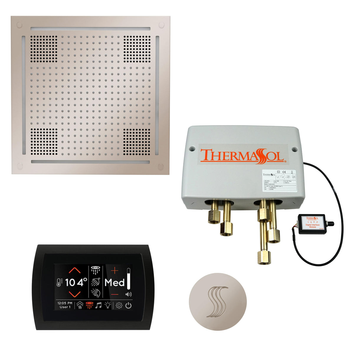 Hydrovive - Modern Shower Kit - TWPHSR-PN