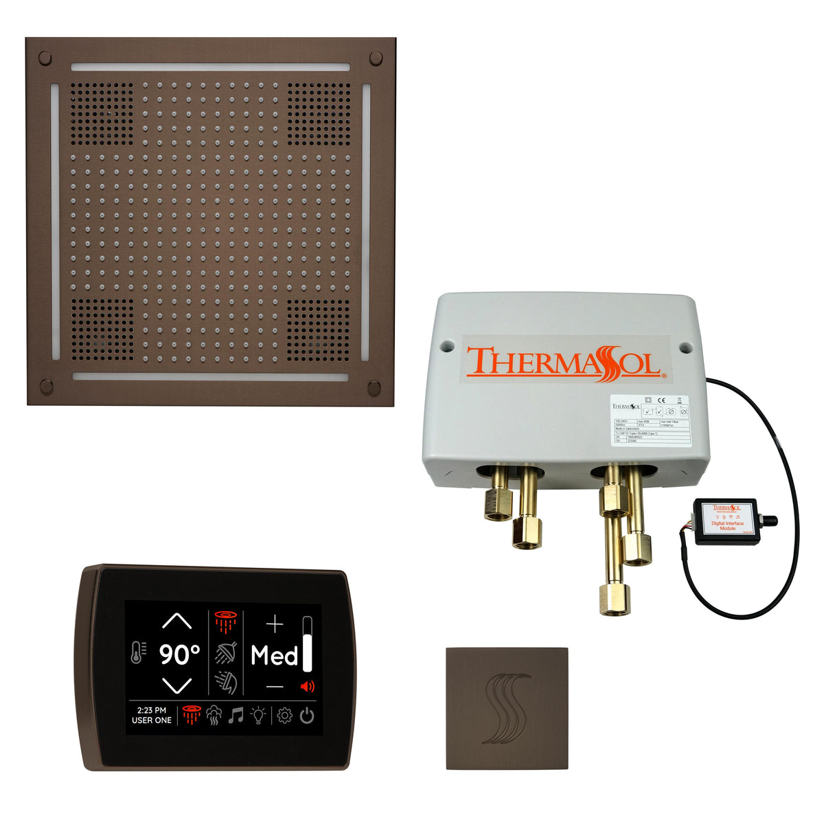 Hydrovive - Modern Shower Kit - TWPHSS-ORB