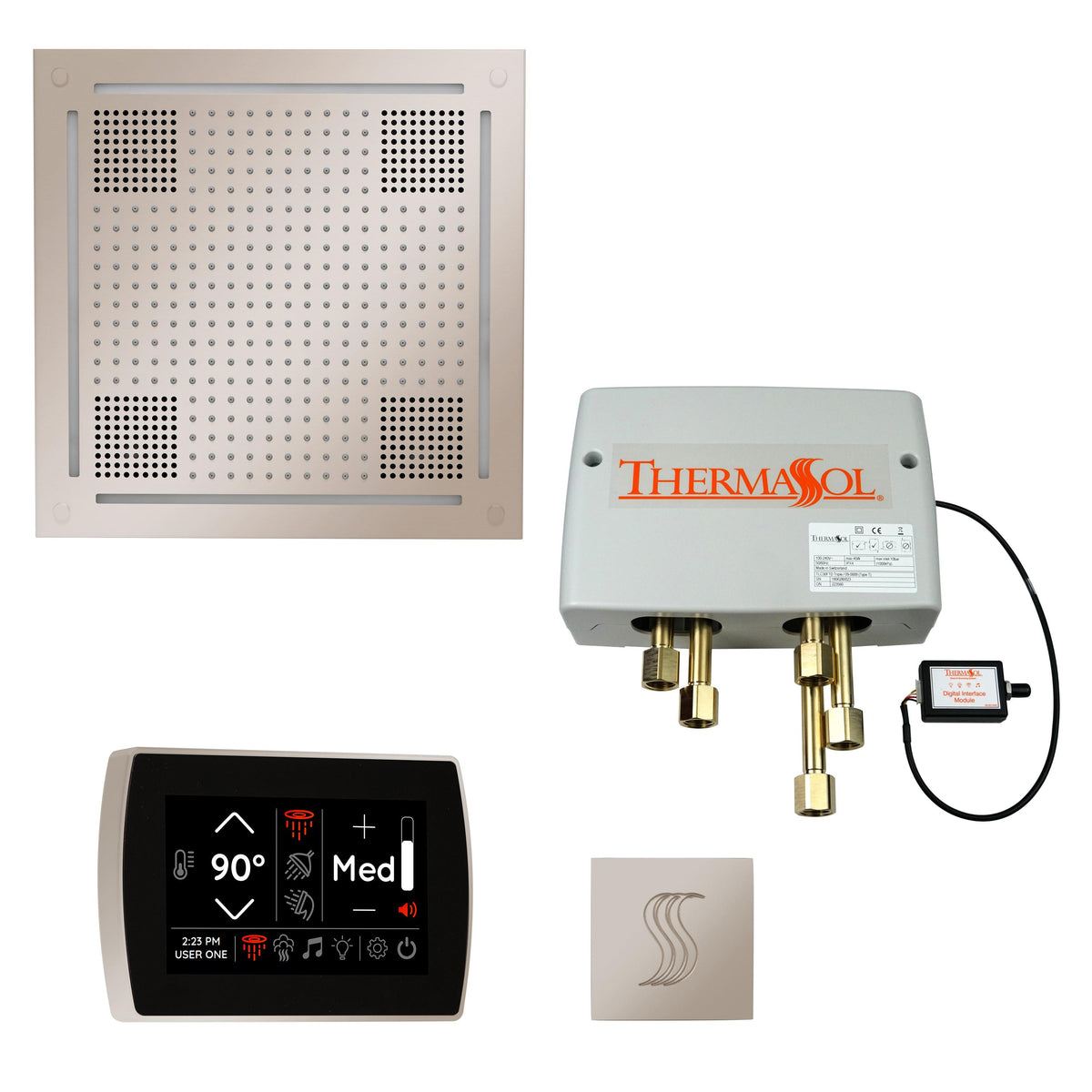 Hydrovive - Modern Shower Kit - Polished Nickel