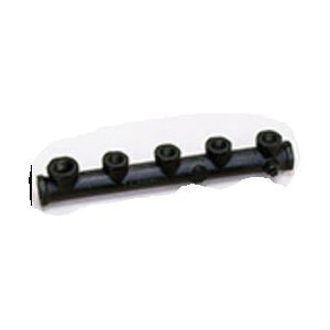Gastite® FlashShield™ 5-PORTMAN-1 Multi-Port Manifold, 1/2 in FNPT x 3/4 in FNPT Inlets x (5) 1 in x 3/4 in FNPT Outlets, Malleable Iron