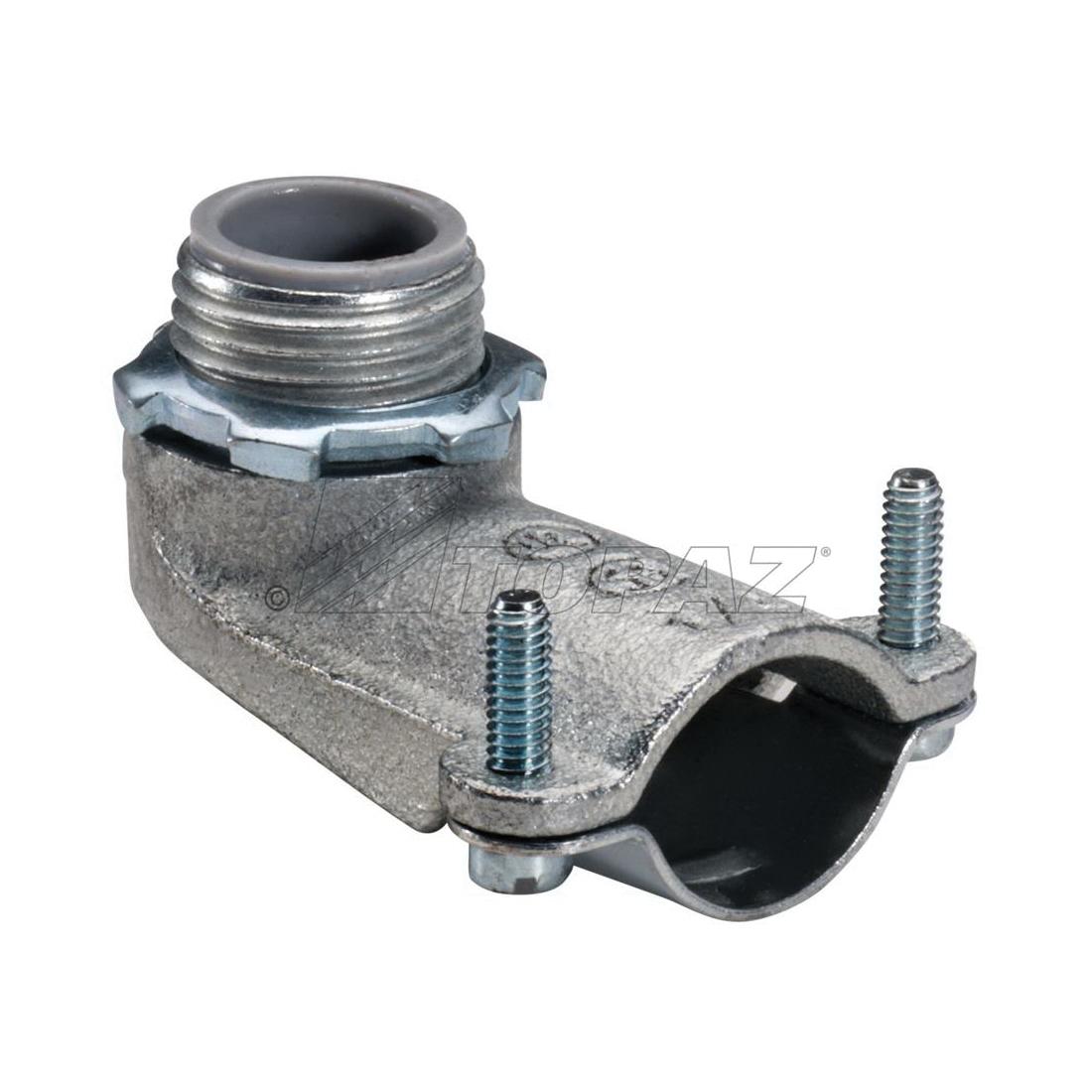90° Connector - 1/2" Trade - Malleable Iron