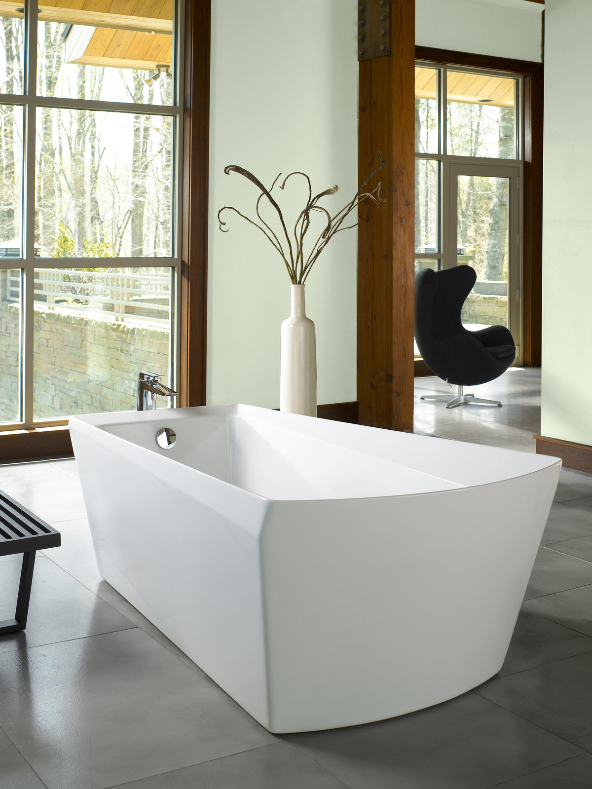Soiree - Modern Bathtub - 25-3/8" - Freestanding