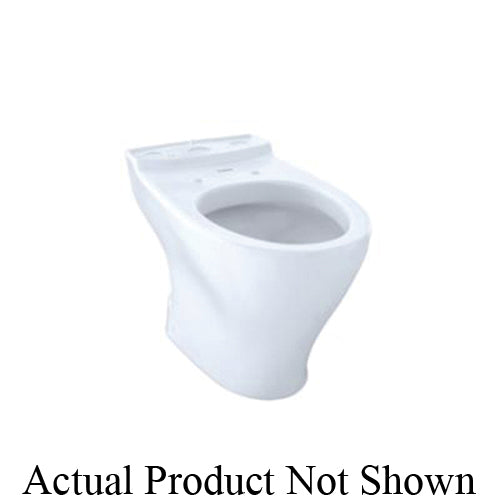 Toto® CT412F.10#01 Aquia® Toilet Bowl, Cotton, Elongated Front Shape, 10 in Rough-In, 16-1/4 in H Rim, 2.13 in Trapway