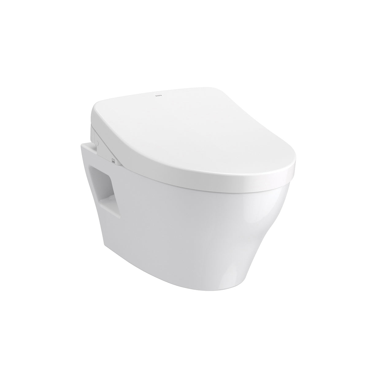 Toto® CWT4283046CMFG#MS Skirted Design Toilet With CEFIONTECT® Ceramic Glaze, Elongated Bowl, 16-1/8 in H Rim, 0.9/1.28 gpf, Matte Silver, Import