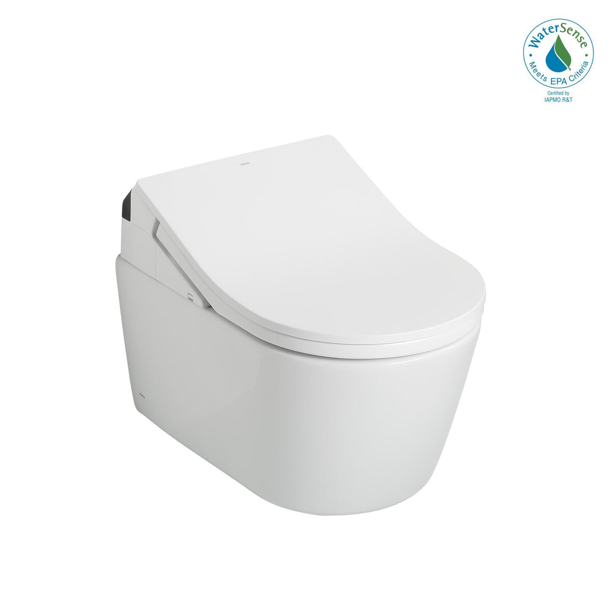 Toto® CWT4474047CMFGA#MS Skirted Design Toilet With CEFIONTECT® Ceramic Glaze, Elongated Bowl, 16-1/8 in H Rim, 0.9/1.28 gpf, Matte Silver, Import