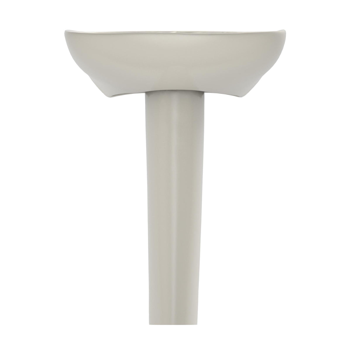 Toto® Lavatory With Rear Overflow, Prominence®, Oval Shape, 26 in W x 21-1/2 in D, Pedestal Mount, Vitreous China, Import