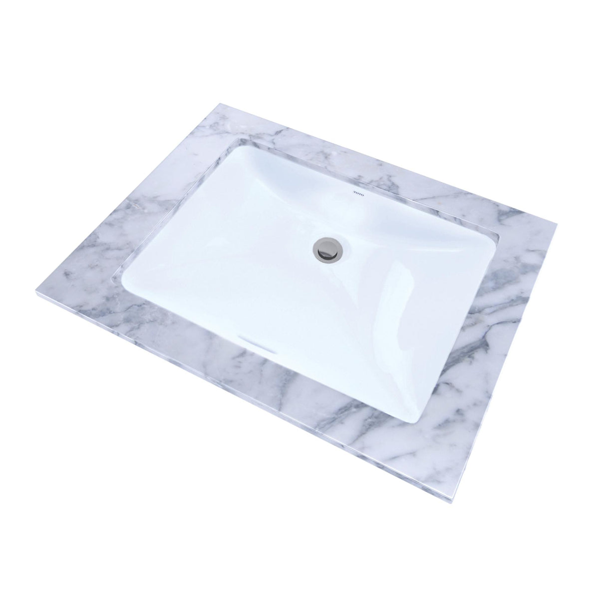 Bathroom Sink - Rectangle Shape - Cotton White