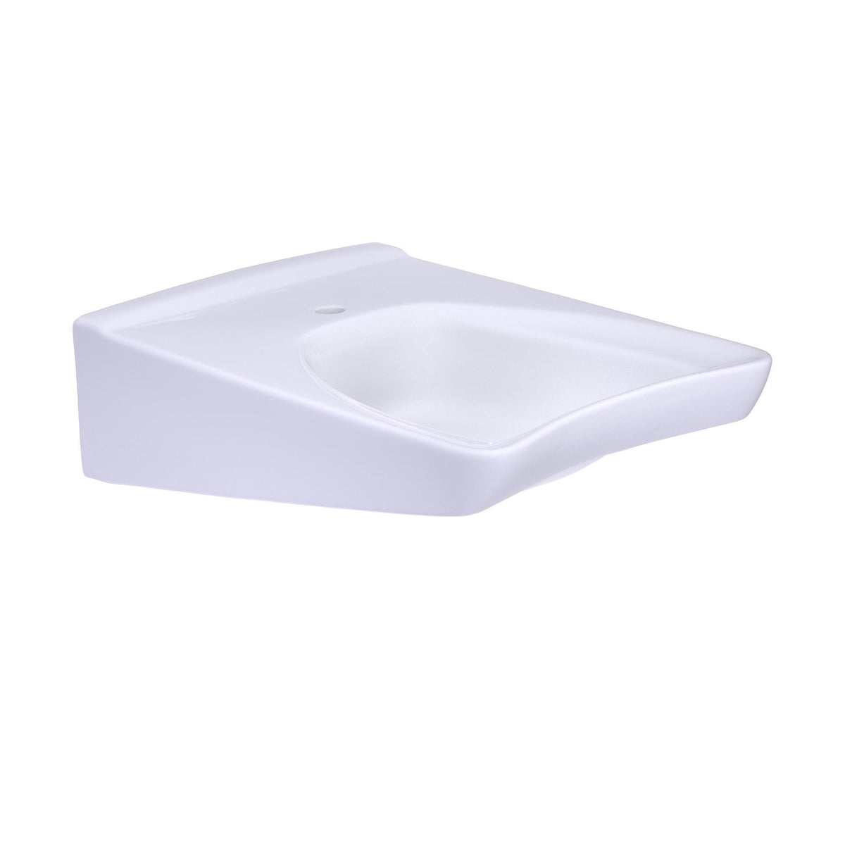 Toto® LT308#01 LT308 Wheelchair Users Lavatory Only With Consealed Front Overflow, Rectangle Shape, 20-1/2 in W x 27 in D x 8-1/2 in H, Wall Mounting, Vitreous China, Cotton