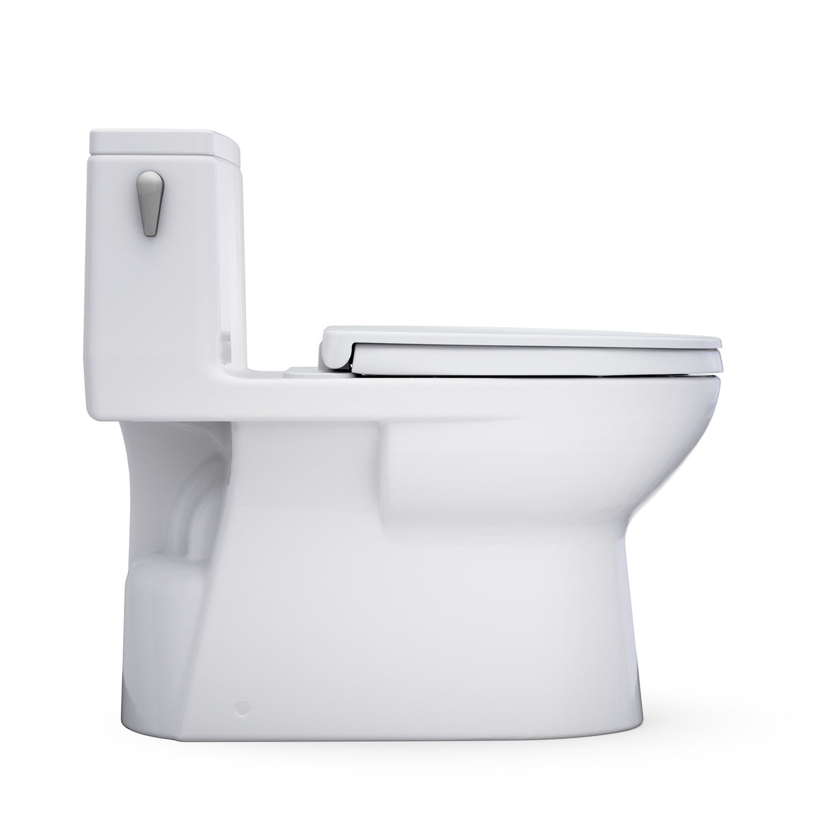 Toto® MS672124CEFG#01 MS672124 Universal Height One Piece Toilet, Redington™, Elongated Bowl, 17-9/16 in H Rim, 12 in Rough-In, 1.28 gpf, Cotton White, Import