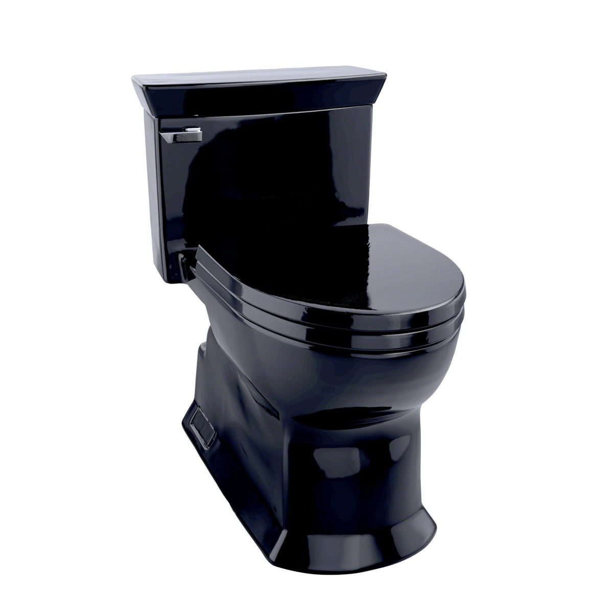 Toto® MS964214CEF#51 MS964214CEF, Eco Soiree®, Elongated Bowl, 17-3/8 in H Rim, 12 in Rough-In, 1.28 gpf Flush Rate, Ebony