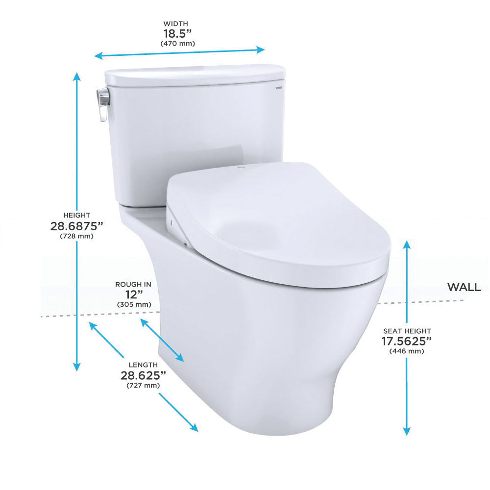 Nexus - High-Efficiency Close Coupled Toilet - 1.28 GPF