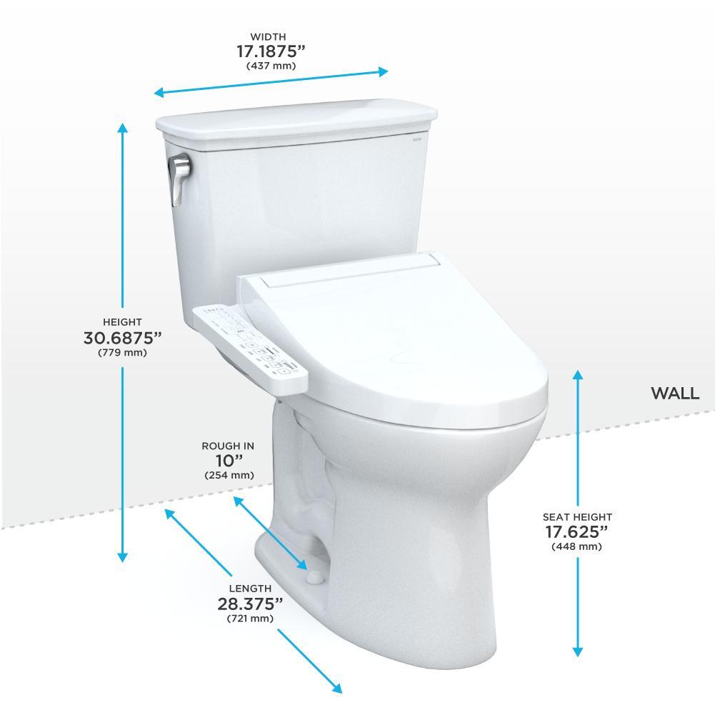 Drake - Height Transitional 2-Piece Toilet - 1.28 GPF