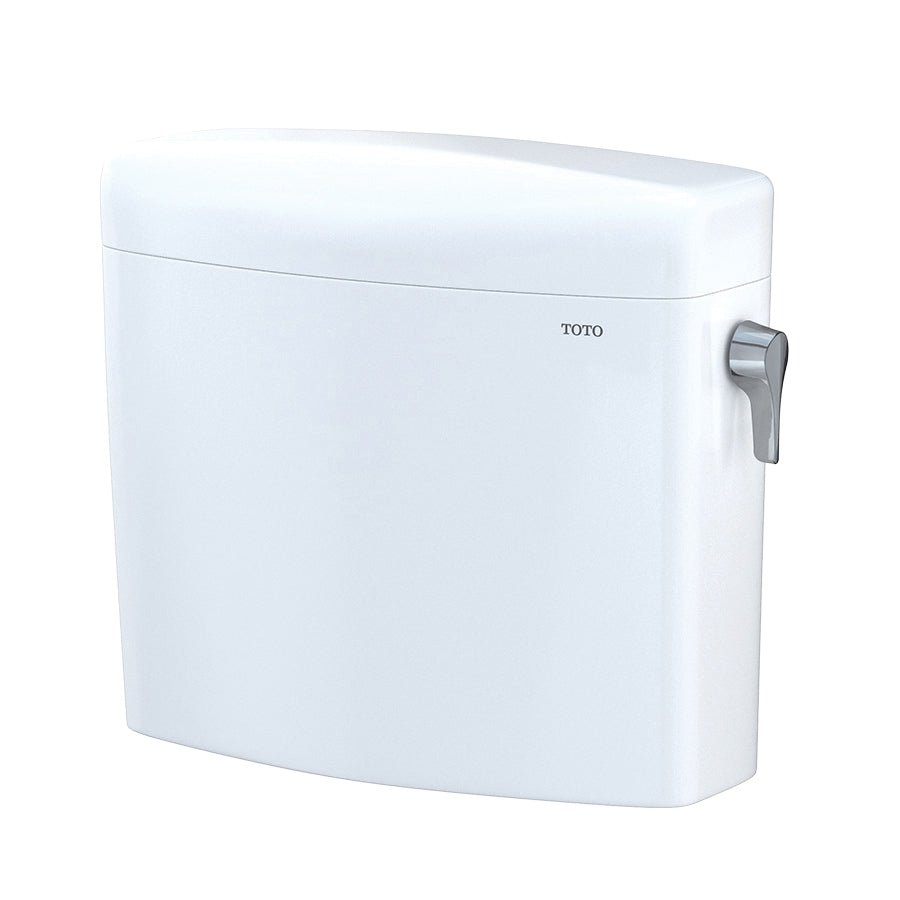 Toto® ST436EMR#01 Toilet Tank Only With Right Hand Trip Lever, Aquia® IV, 0.8/1.28 gpf, Right Hand Lever Flush, Cotton White