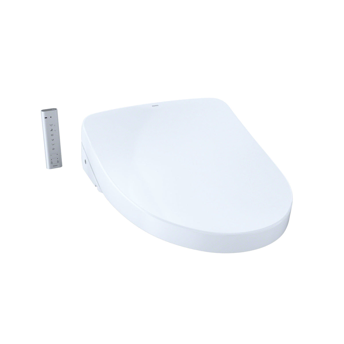 Toto® SW3056AT40#01 Contemporary Style Electronic Bidet Toilet Seat With EWATER+® Technology, WASHLET®, Elongated Bowl, Closed Front, Plastic, Cotton White, Import