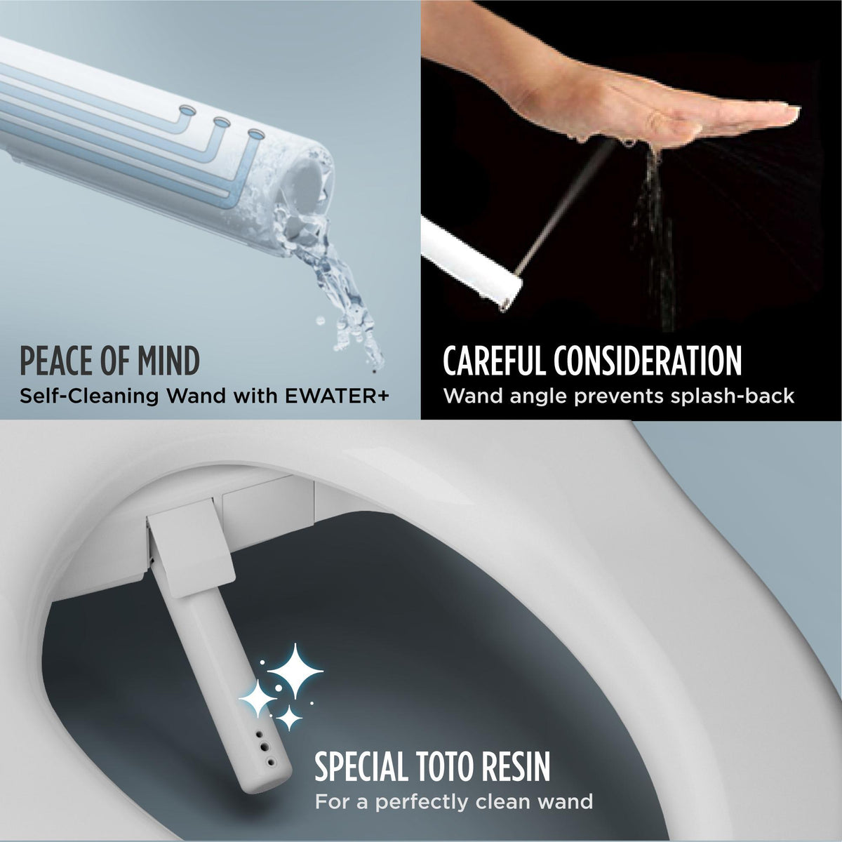 Washlet K300 - Electronic Bidet Toilet Seat - Elongated