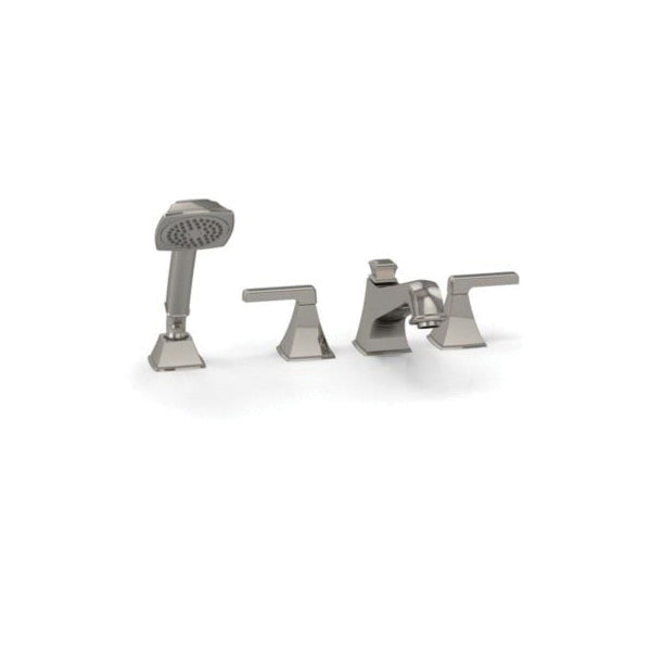 Toto® Roman Tub Filler Trim, Connelly®, Residential, 2.5 gpm Flow Rate, 8 to 16 in Center, 2 Handles, Function: Traditional, Import