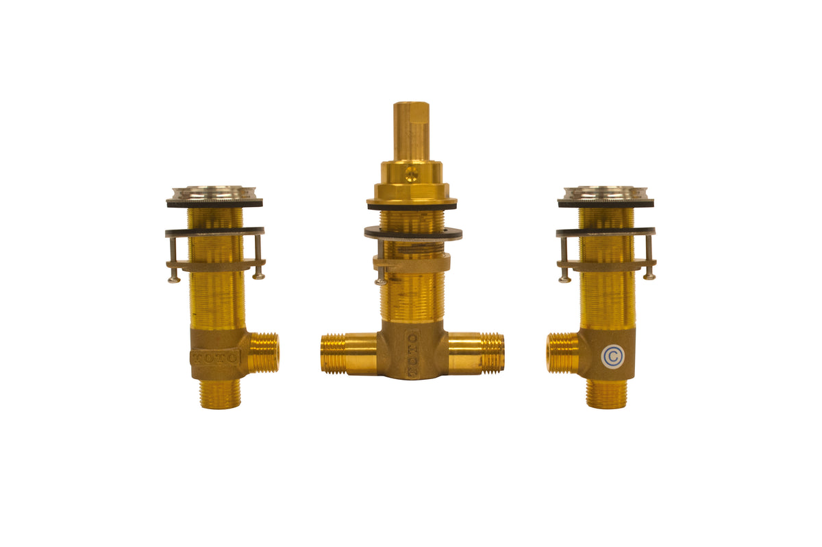Toto® TBN02201U Rough-In Valve, 1/2 in NPSM Inlet, 20 to 80 psi Pressure, Brass Body, Import