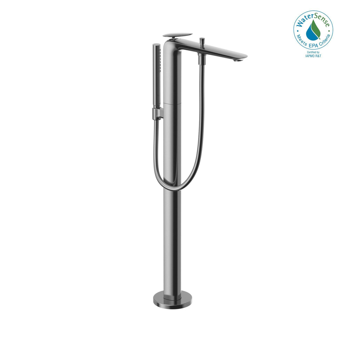 Toto® TBP03301U#CP ZA Free-Standing Tub Filler, Polished Chrome, 1 Handle, Import, Commercial/Residential