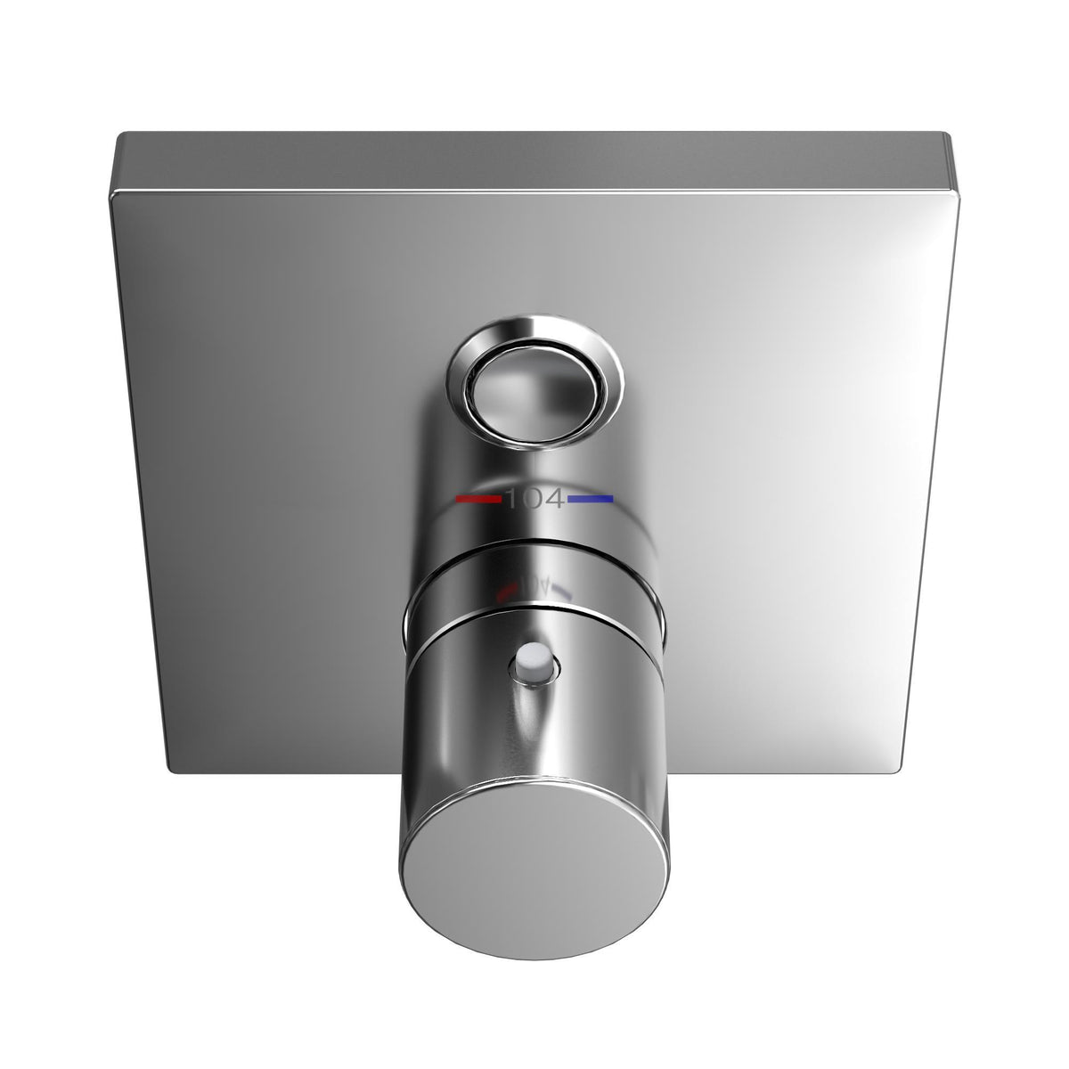 1-Function Square Shower Trim - Wall Mount - Solid