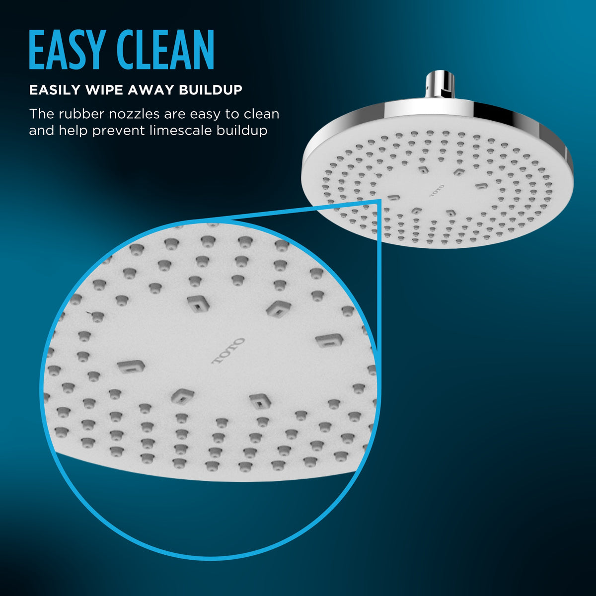 Toto® TBW02004U1#CP G Series Multi-Function Showerhead With COMFORT WAVE® and WARM SPA® Technology, 2.5 gpm Max Flow, 2 Sprays, Wall Mount, 8-1/2 in Head, Import