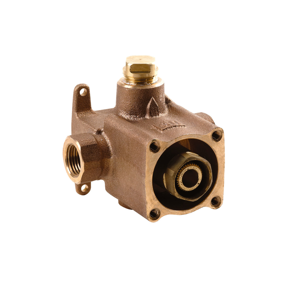Toto® TS2D Volume Control Valve, 1/2 in NPT Inlet x 1/2 in NPT Outlet, 2 Ways, Bronze Body, Import