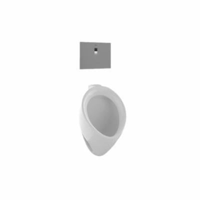 Toto® UT104EV#01 High Efficiency Washout Urinal, Elongated Bowl, 0.5 gpf Flush Rate, Rear Spud, Wall Mount, Cotton