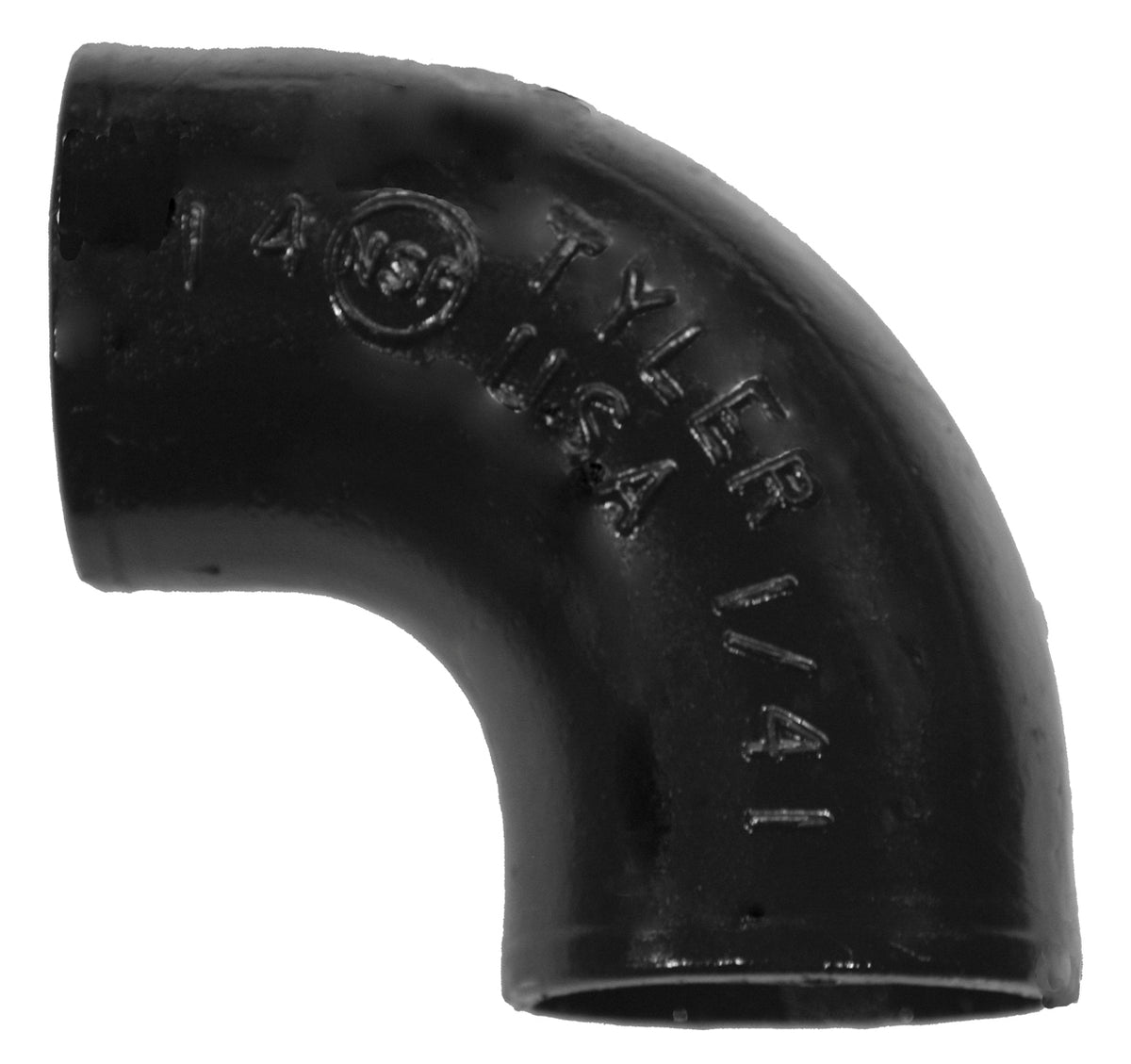 6" Cast Iron 1/4 Bend - No-Hub