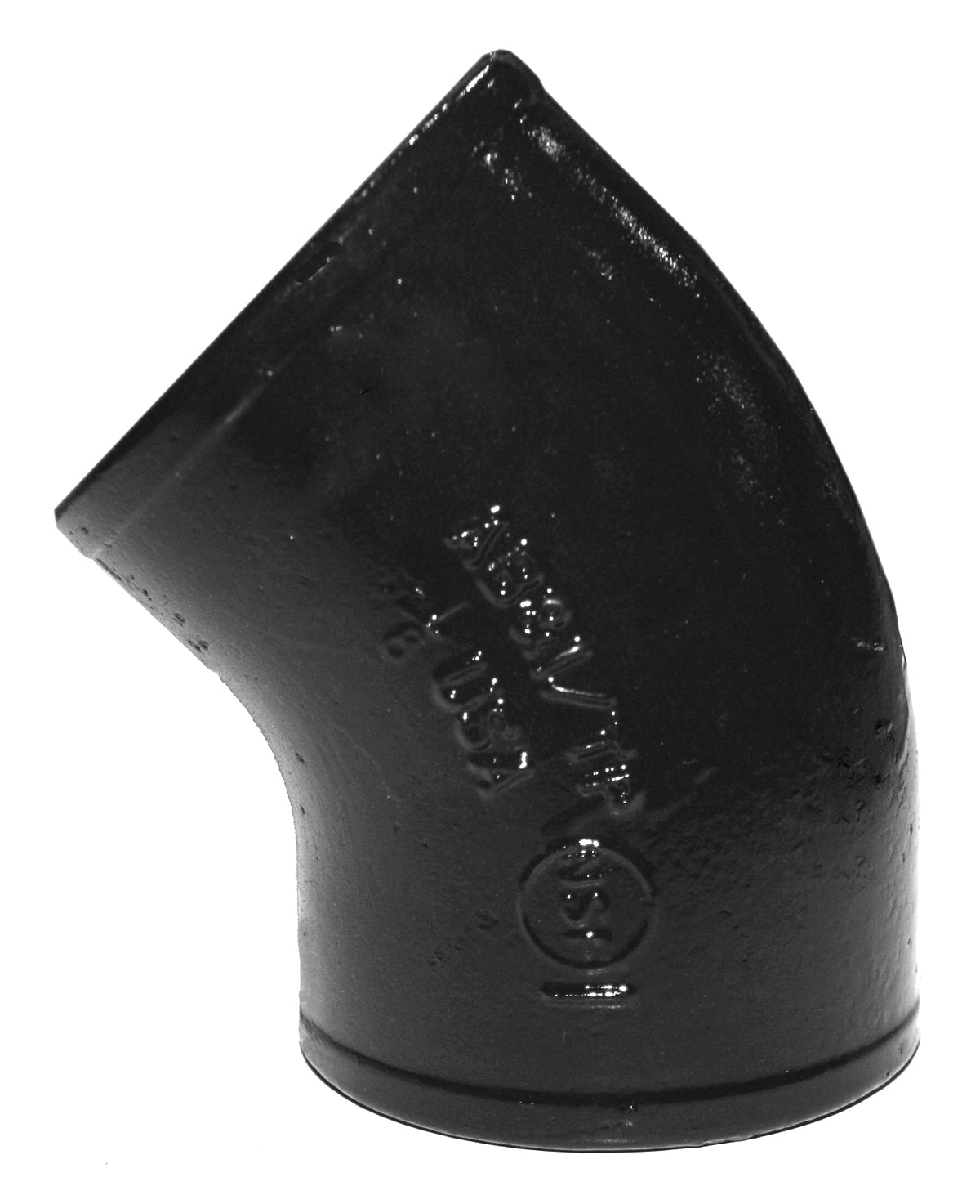 Tyler Pipe 376491 DWV Pipe Bend, 12 in Nominal, No-Hub End Style, Cast Iron