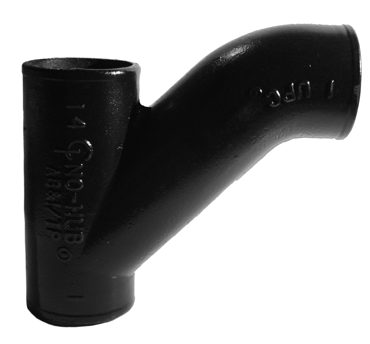 8" DWV Combination Wye and Bend - Cast Iron - No-Hub