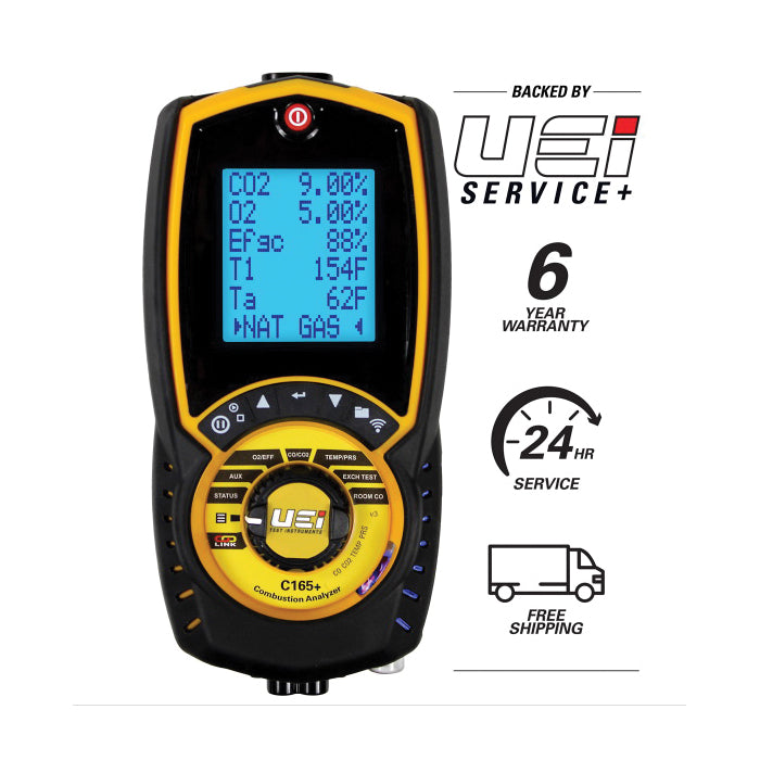 Combustion Analyzer - with Carbon Dioxide Sensor