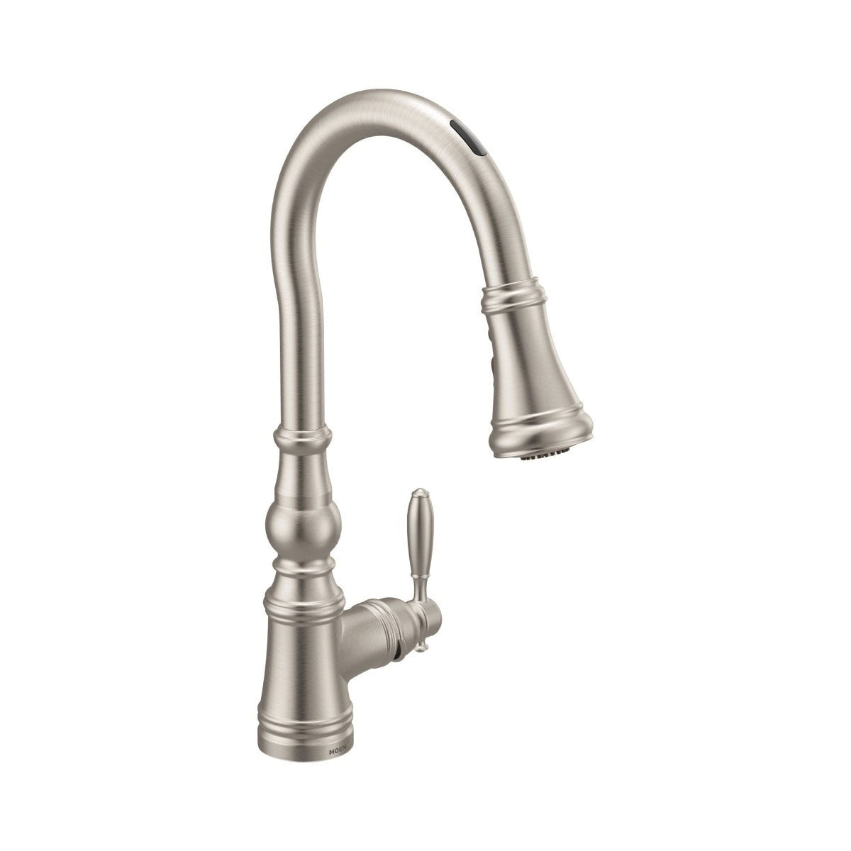 U by Moen™ Weymouth™ Pulldown Kitchen Faucet, 1.5 gpm Flow Rate, 1 Handles, 1 Faucet Holes, Function: Touchless, Import