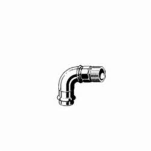 ProPress® 77517 90 deg Tube Elbow, 1-1/4 in Nominal, Press x MNPT End Style, Copper