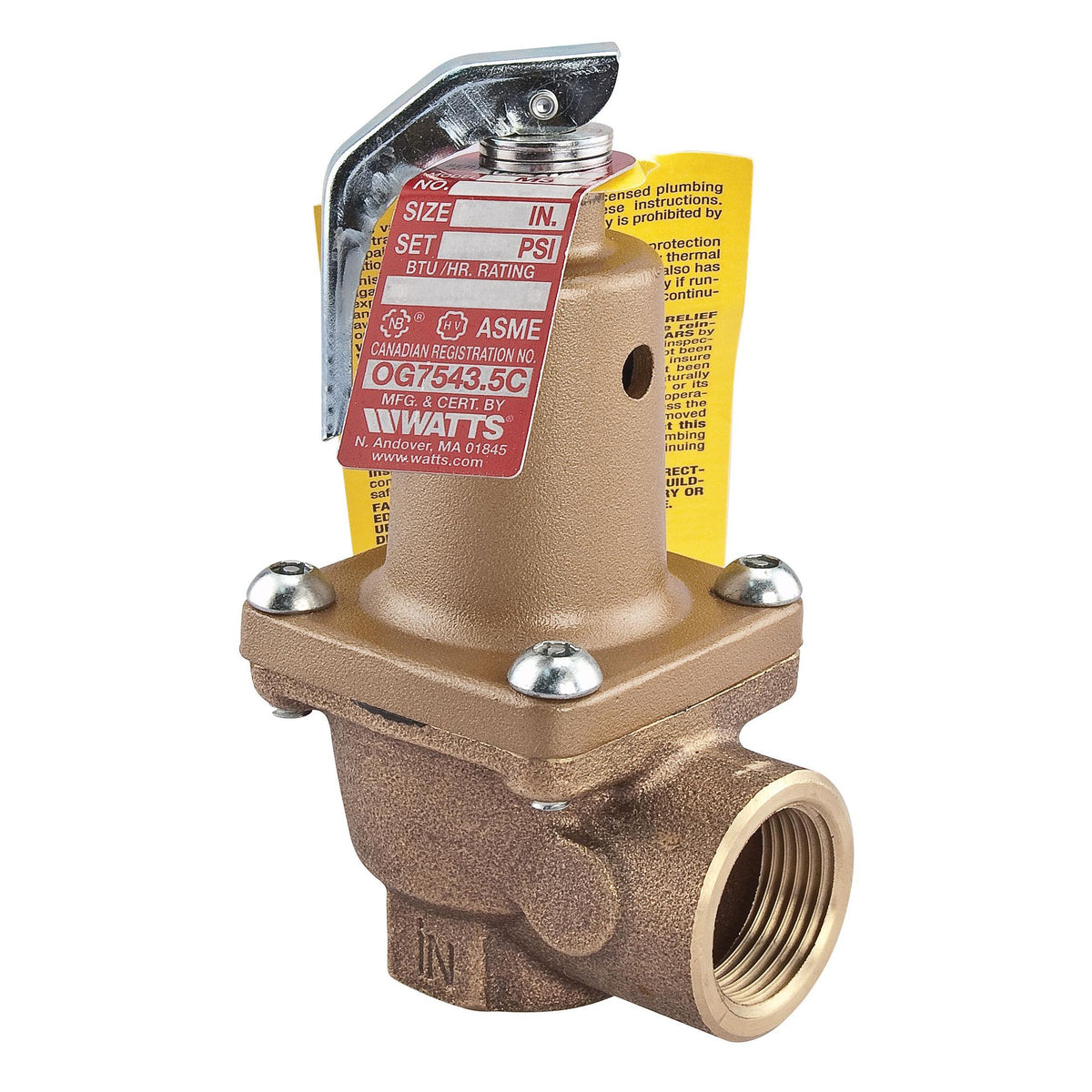 0274751 174A Pressure Relief Valve - 3/4" - FNPT