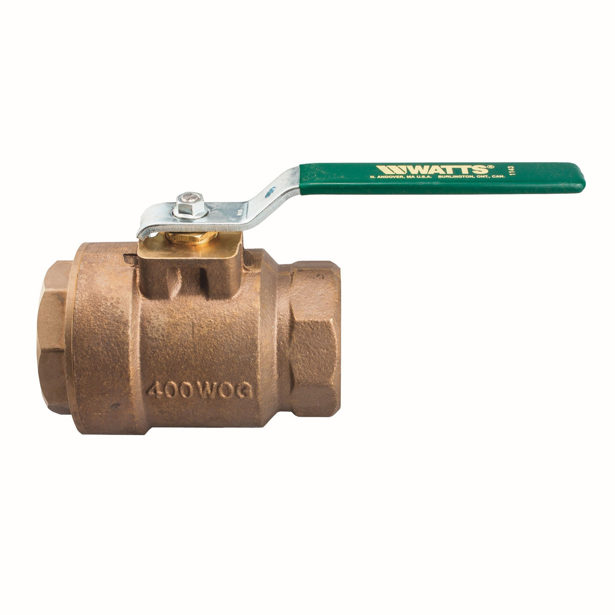 2-Piece Quarter-Turn Ball Valve with Handle - 2-1/2" - FNPT