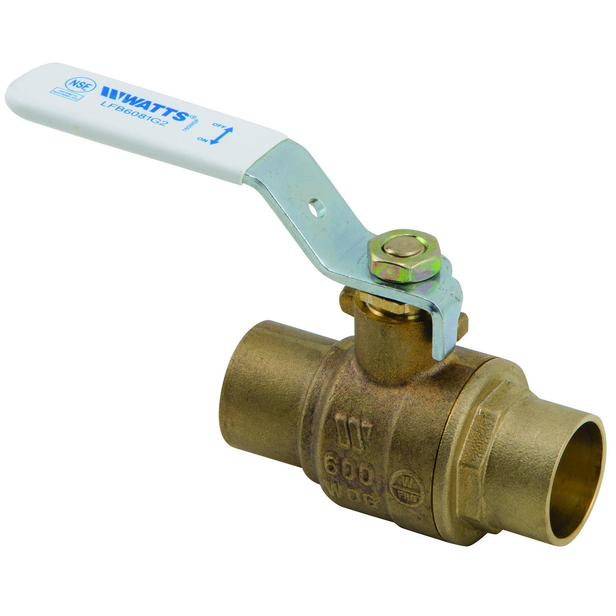 LFB6080G2 2-Piece Ball Valve - 1/2" - Solder